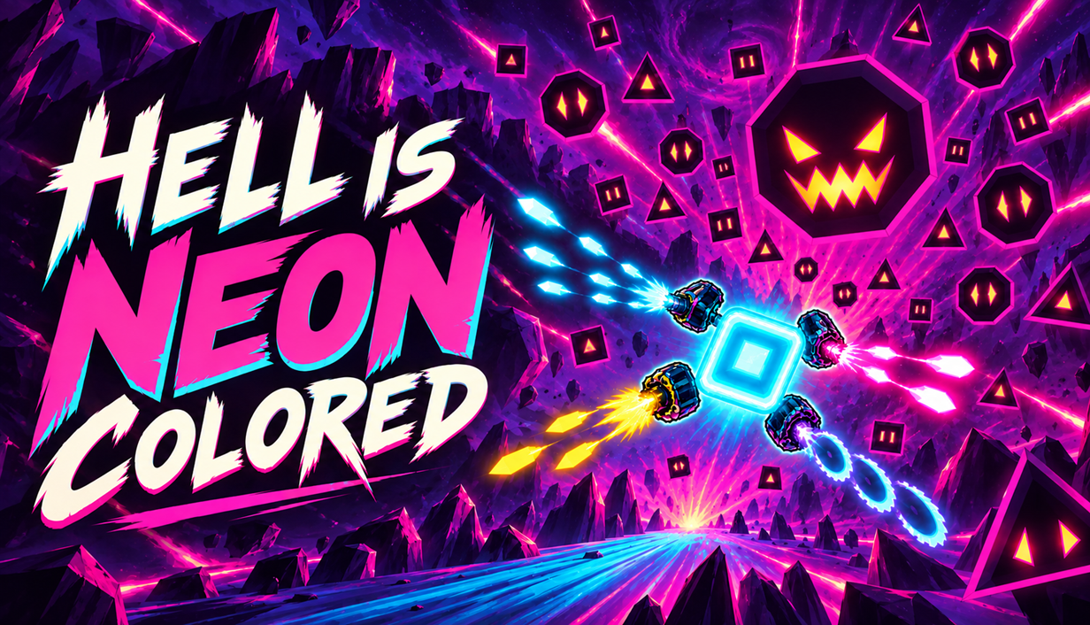 Hell is Neon Colored key art